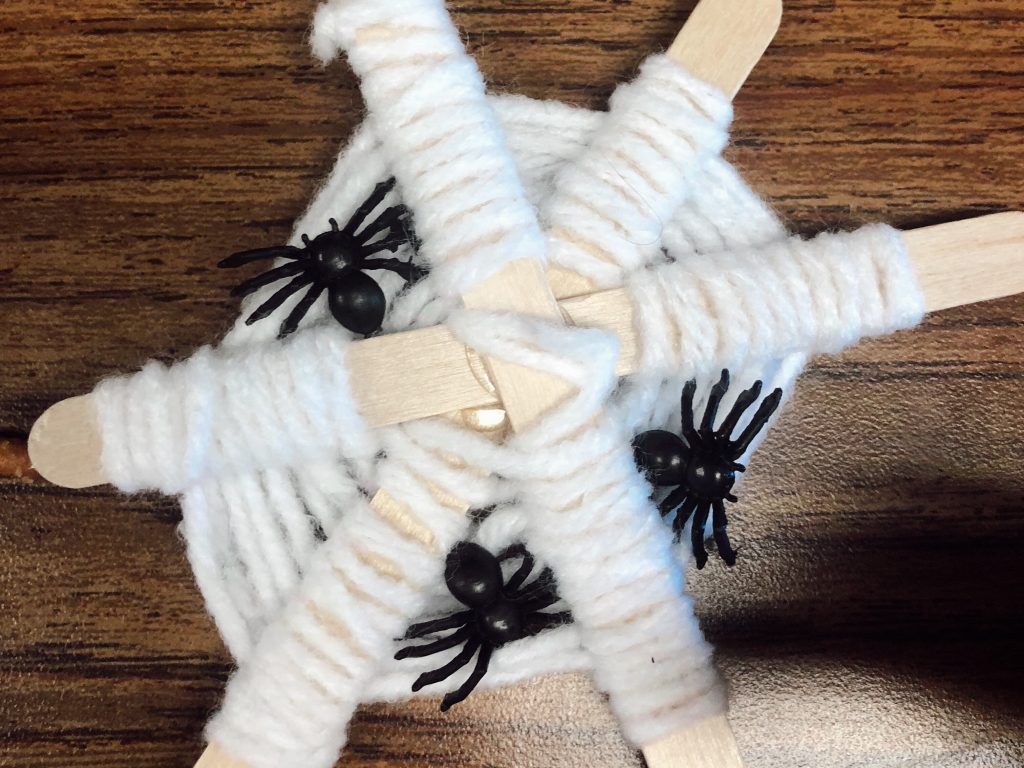 telaraña manualidad