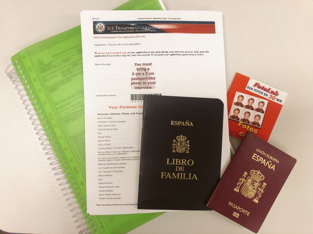 cita embajada profesor visitante